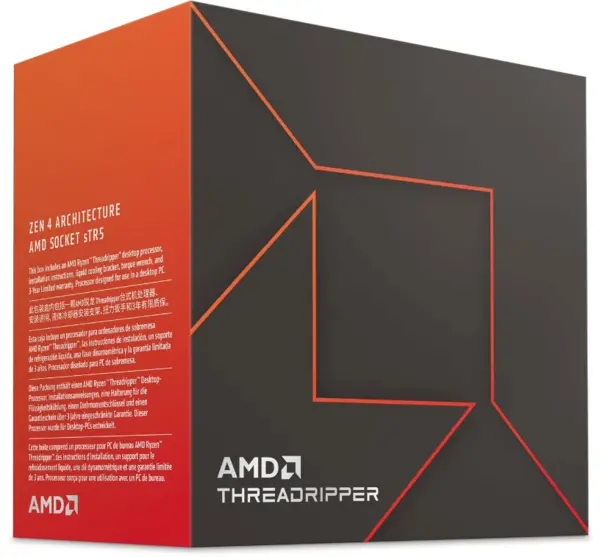 image of AMD Ryzen Threadripper 7980X 64 Core 3.2Ghz CPU Processor