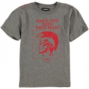 Image of Diesel Magli Tee - Medium Grey Mel