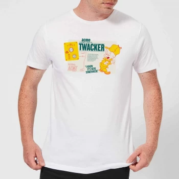 Image of Looney Tunes ACME Twacker Mens T-Shirt - White - XS