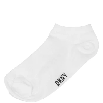 Image of DKNY 3 Pack Trainers Socks - White