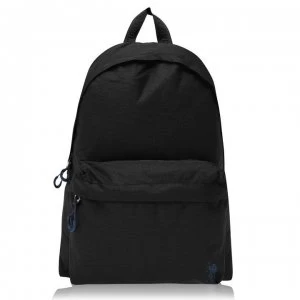 image of US Polo Assn Knock-In Backpack - Black 000