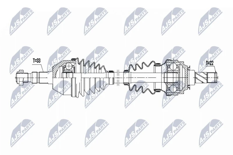 Image of NTY Drive shaft NTY NPW-PL-180
