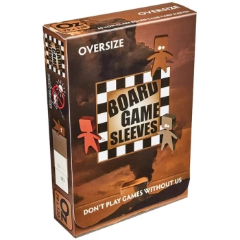 Image of Board Game Sleeves Non Glare - Oversize (fits cards of 82x124mm) - 50 Sleeves