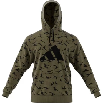 Image of adidas Camo Hoodie Mens - Focus Olive