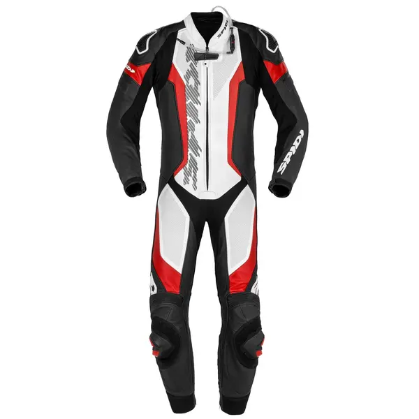 Image of Spidi Laser Pro Perforated Red 1 Piece Size 58