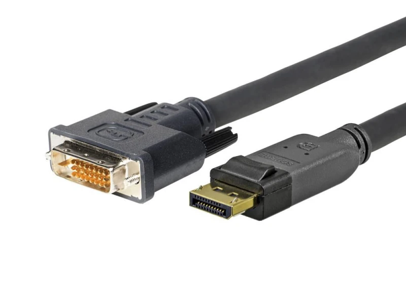 Image of Vivolink PRODPDVI7.5 video cable adapter 7.5 m DisplayPort DVI-D Black