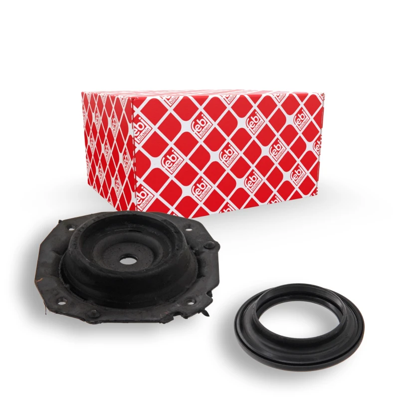 Image of FEBI BILSTEIN 10103 Top strut mount Front Axle, with ball bearing Elastomer Suspension Strut Support Bearing (1180)