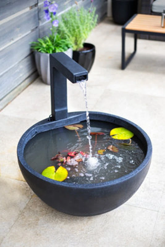Image of EASY FOUNTAIN Patio Pond - Small, Black 45300