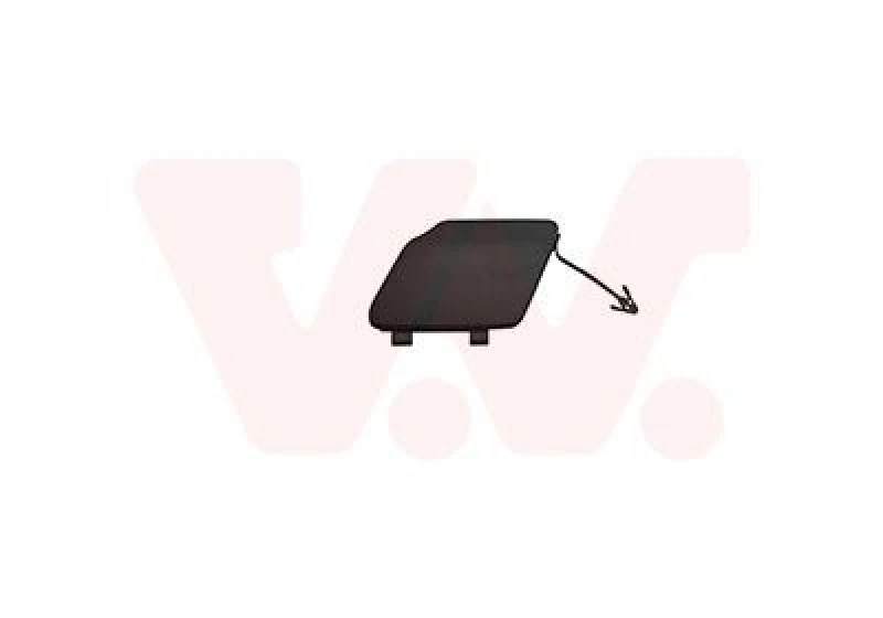 Image of VAN WEZEL Tow hook cover VAN WEZEL 4388587