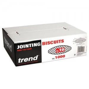 Image of Trend Wood Jointing Biscuits Size 10 Pack of 1000