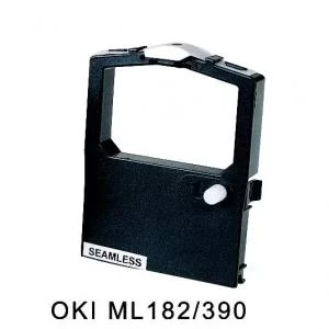 image of Oki ML182 Compatible Ribbon 2455FN RedBlack Ref 28742455RDBK 69522X