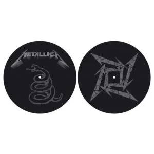 image of Metallica - The Black Album Slipmat Set