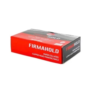 image of FirmaHold Collated A2 Stainless Steel Clipped Head Ring Shank Nails Retail Pack-2.8mm x 50mm CSSR50