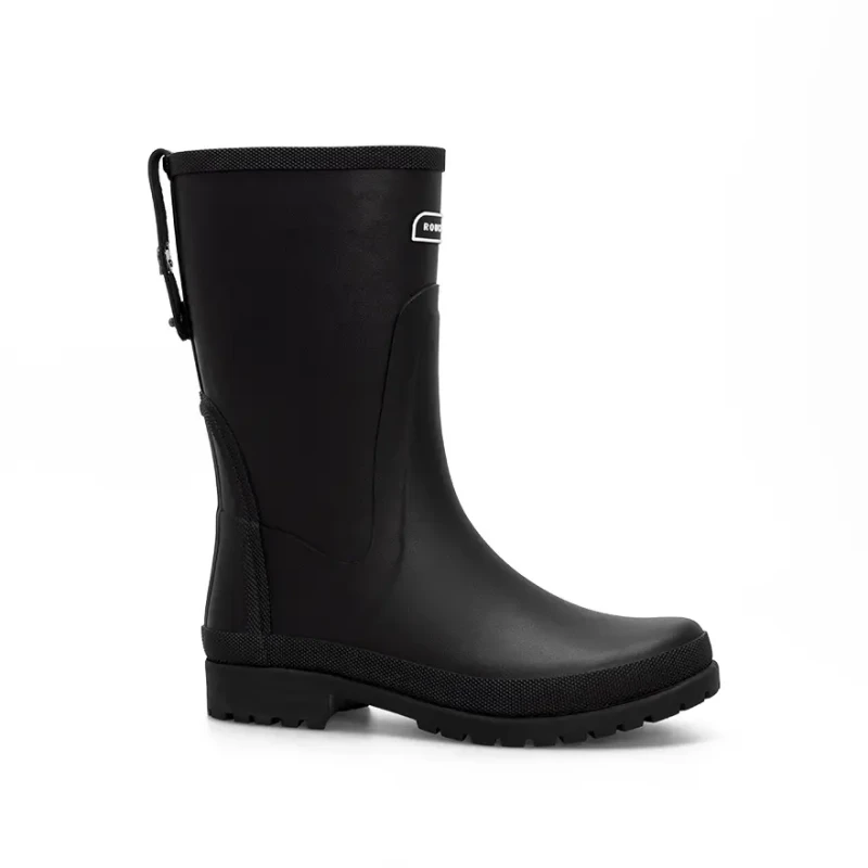 Image of Rouchette Womens half rain boots Rouchette Cities Noir Female 36