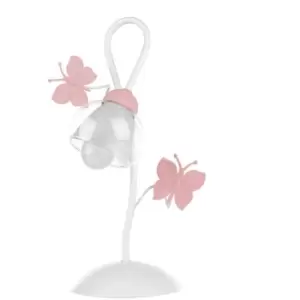 Image of Onli Butterfly Glass Table Lamp, Glass Shade