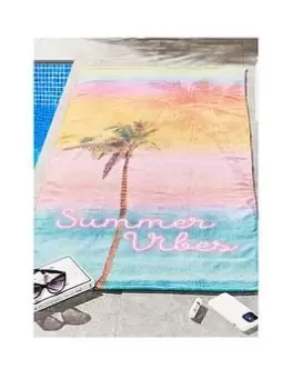 image of Sassy B Summer Vibes Beach Towel