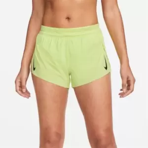 Image of Nike AeroSwift Womens Running Shorts - Yellow