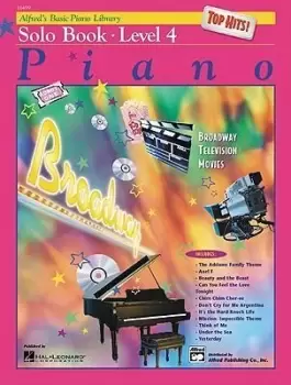 Image of Alfred's Basic Piano Library Top Hits Solo Book 4 by E L Lancaster