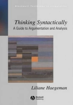 Image of Thinking syntactically by Liliane Haegeman