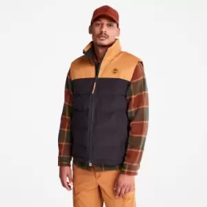 Image of Timberland Welch Mountain Puffer Vest For Men In Black Black, Size M