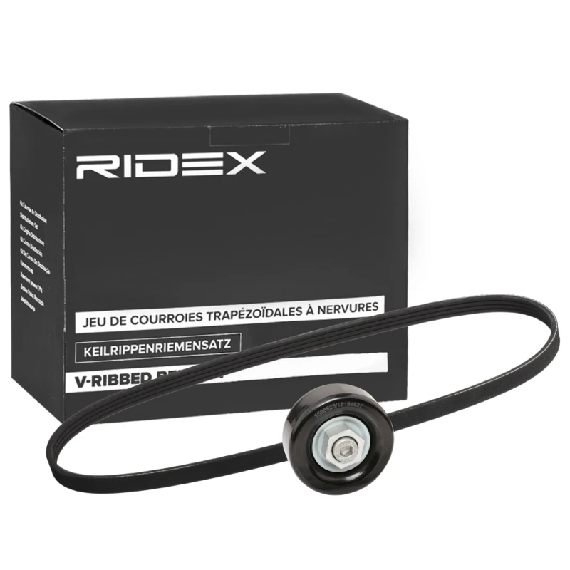 Image of RIDEX 542R0943 V-ribbed belt set V-Ribbed Belt Set (542)