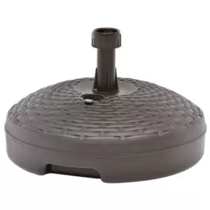 Image of Vidaxl Umbrella Base Sand/Water Filled 20 L Brown Plastic