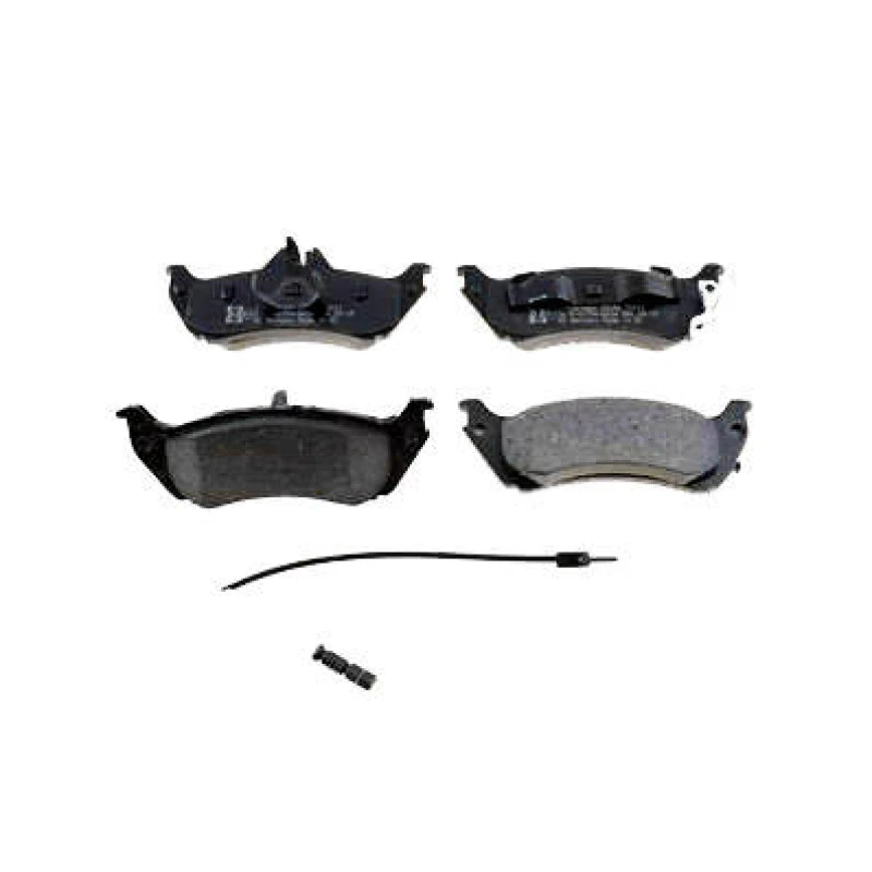 Image of ZIMMERMANN 23190.165.2 Brake pad set Rear Axle, incl. wear warning contact, Photo corresponds to scope of supply Brake Pad Set,disc brake (402)