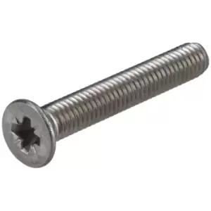 image of R-TECH 337096 Pozi Countersunk A2 Stainless Steel Screws M3 20mm -...