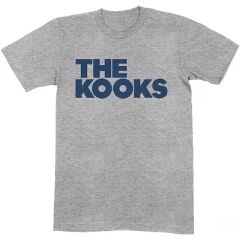 Image of Kooks - The - Logo Unisex Large T-Shirt - Grey