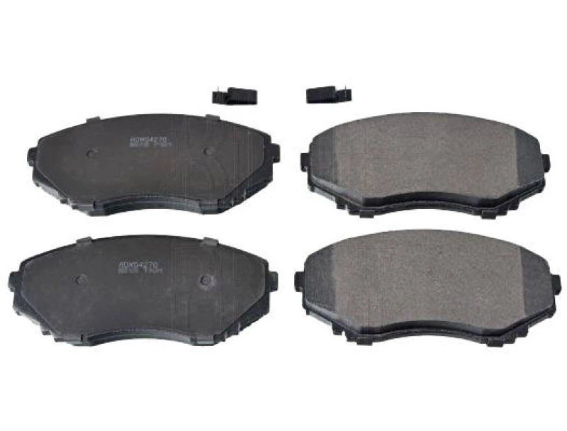 Image of Blue PRINT ADM54270 Brake pad set Front Axle, with acoustic wear warning Brake Pad Set,disc brake (402)