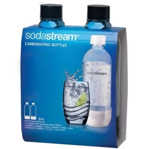 image of SodaStream 1L Fuse Bottles - Pack of 2