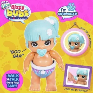 Image of Little Live Bizzy Bubs S1 Walking Baby Snowbeam