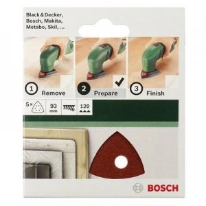 Image of Bosch 6 Piece Mixed Grit Sanding Sheets For PMF Allrounder