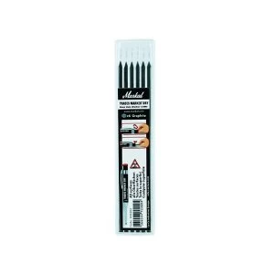 Image of Markal TRADES-MARKER DRY Graphite Refills (Pack 6)