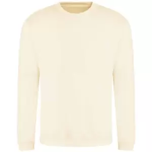 Image of AWDis Just Hoods AWDis Unisex Crew Neck Plain Sweatshirt (280 GSM) (XXL) (Cream)