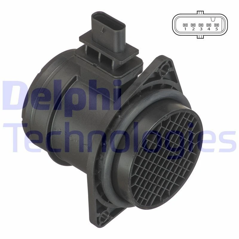 Image of DELPHI Mass air flow sensor DELPHI AF10415-12B1