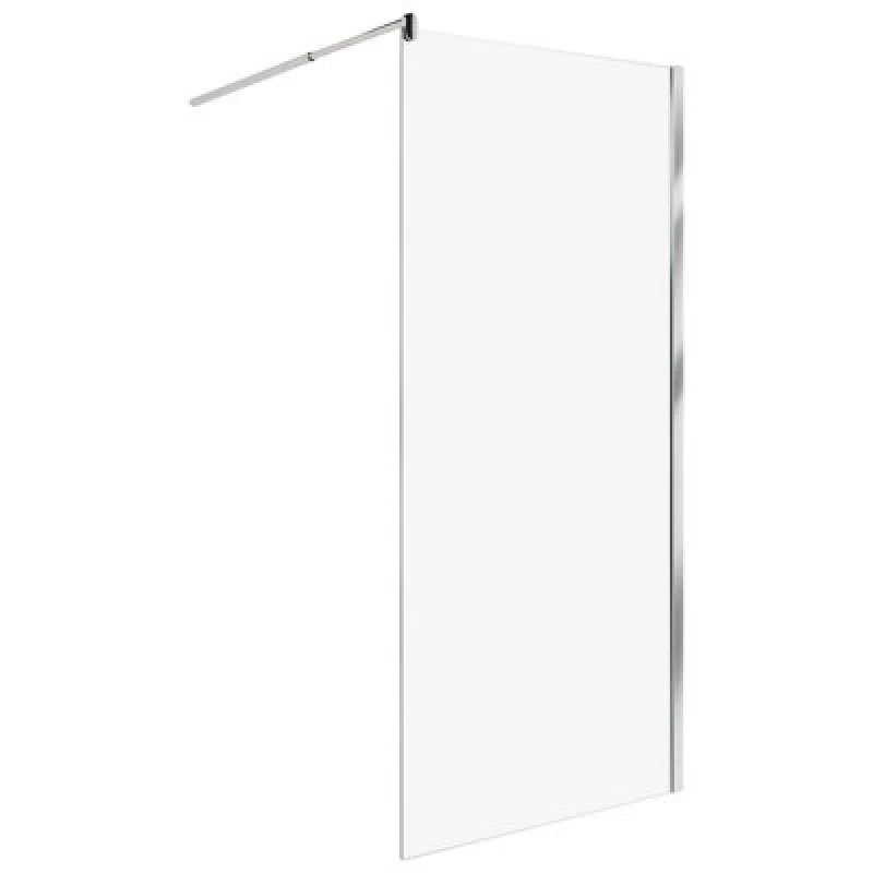 Image of Beliani Shower Screen Ahaus 900 X 1900 mm Silver