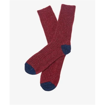 Image of Barbour Houghton Sock - Red RE75