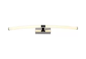 Image of Bathroom Wall Lamp Large, 2 x 6W LED, 3000K, 840lm, IP44, Polished Chrome