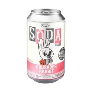 image of Crusader Rabbit Vinyl Soda Figure In Collector Can