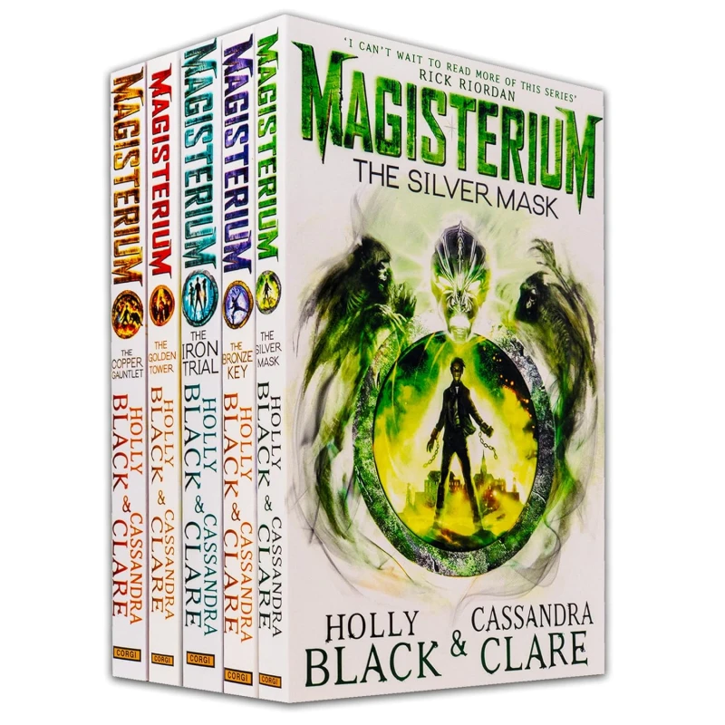 Image of The Magisterium Series 5 Book Set Iron Trial, Copper Gauntlet, Silver Mask, Bronze Key, Golden Tower Holly Black Books
