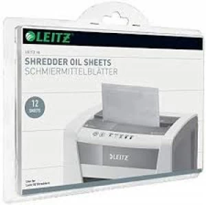 image of Leitz Oil Sheets for IQ Shredder Ref 80070000 Pack 12