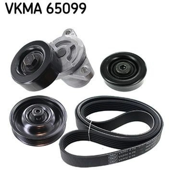 Image of SKF V-Ribbed Belt Set SKF VKMA 65099