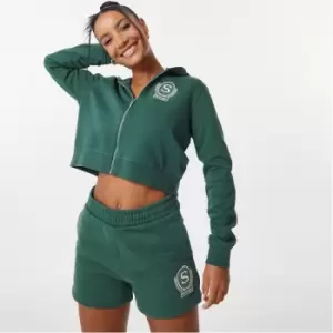 Image of Slazenger Vintage Zip Through Hoodie - Green
