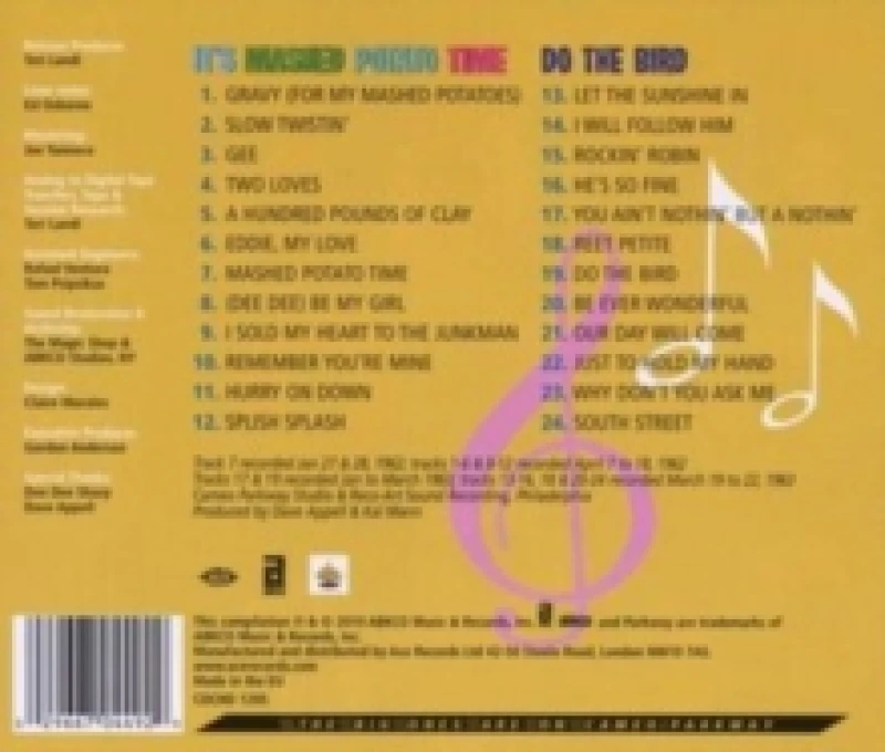 Image of It's mashed potato time/Do the bird CD / Album