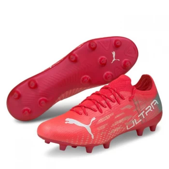 image of Puma Ultra 1.1 Ladies FG Football Boots - Sunblaze/Aqua