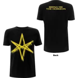 Image of Bring Me The Horizon - Spray Hex Unisex Large T-Shirt - Black