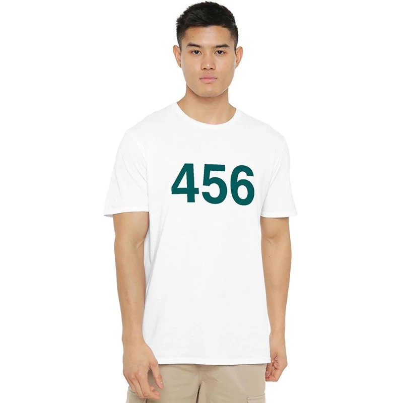 Image of Squid Game Squid Game Player 456 T-Shirt White White