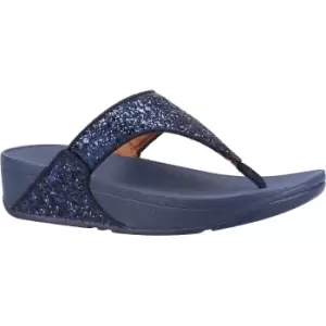 image of Fit Flop Womens Lulu Glitter Toe Post Flip Flops Sandals UK Size 6 (EU 39)