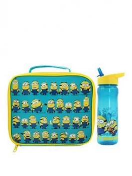 Image of More Than A Minion Rectangular Lunch Bag & Bottle